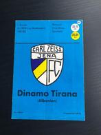 ⚽ Programma Uefa-Cup Carl Zeiss Jena - Tirana 1981-1982 ⚽, Verzamelen, Ophalen of Verzenden, Buitenlandse clubs, Boek of Tijdschrift