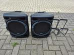 2x M-FLEX By MACH 12 XP Speaker., Gebruikt, 120 watt of meer, Front, Rear of Stereo speakers, Ophalen