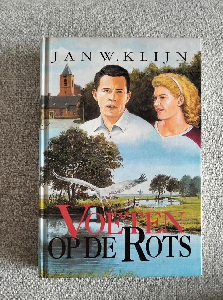 Roman Voeten op de Rots. Jan W. Klijn  Christelijke roman., Boeken, Romans, Zo goed als nieuw, Ophalen of Verzenden
