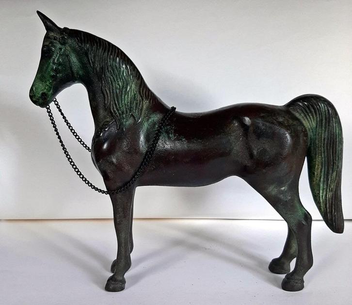 Bronzen Paard, Antiek en Kunst, Kunst | Beelden en Houtsnijwerken, Ophalen of Verzenden