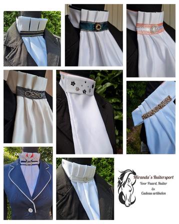 Verschillende mooie Made by Lique plastrons  beschikbaar voor biedingen