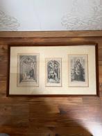 Religieuze Prenten in Lijst, Antiek en Kunst, Kunst | Etsen en Gravures, Ophalen of Verzenden