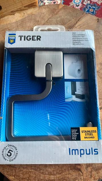 Wc rolhouder Tiger nieuw in verpakking beschikbaar voor biedingen