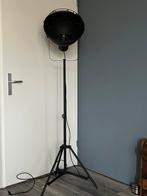 Industriële Vloerlamp - Mat Zwart - 180, Huis en Inrichting, Lampen | Vloerlampen, Ophalen of Verzenden, Nieuw, Metaal, 150 tot 200 cm