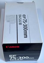 Camera Lens Canon EF 75-300mm. f/4-5.6 III, Audio, Tv en Foto, Fotografie | Lenzen en Objectieven, Ophalen of Verzenden, Zo goed als nieuw