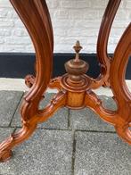 antiek mahonie bijzettafel, wijntafel, kleine eettafel, Tot twee personen, Klassiek antiek, Overige vormen, Overige houtsoorten