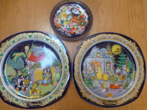 BJORN WIINBLAD 3 Wandborden Kerst en Aladin ROSENTHAL, Antiek en Kunst, Antiek | Wandborden en Tegels, Verzenden