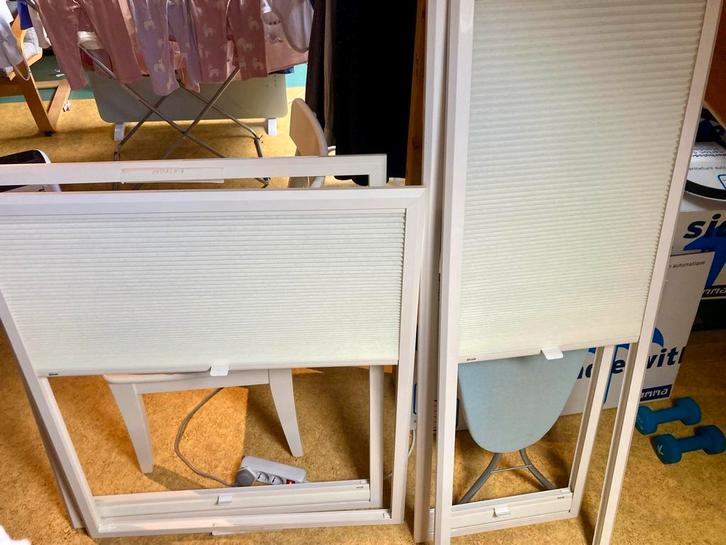 Verano Plissé & Jaloezieën, Huis en Inrichting, Stoffering | Gordijnen en Lamellen, Gebruikt, 150 tot 200 cm, 50 tot 100 cm, Wit