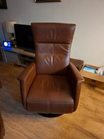 LEDEREN RELAX ZETEL, Ophalen, Zo goed als nieuw, 50 tot 75 cm, Leer