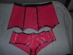 Latex rubber setje voor hem of haar kleur rood, Verzenden