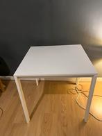 Tafel witte white table, Huis en Inrichting, Bureaus, Ophalen, Zo goed als nieuw