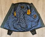 PME Legend donkerblauwe leren jas met windvangers (M) zgan, Ophalen of Verzenden, Zo goed als nieuw, Nvt, Pme Legend
