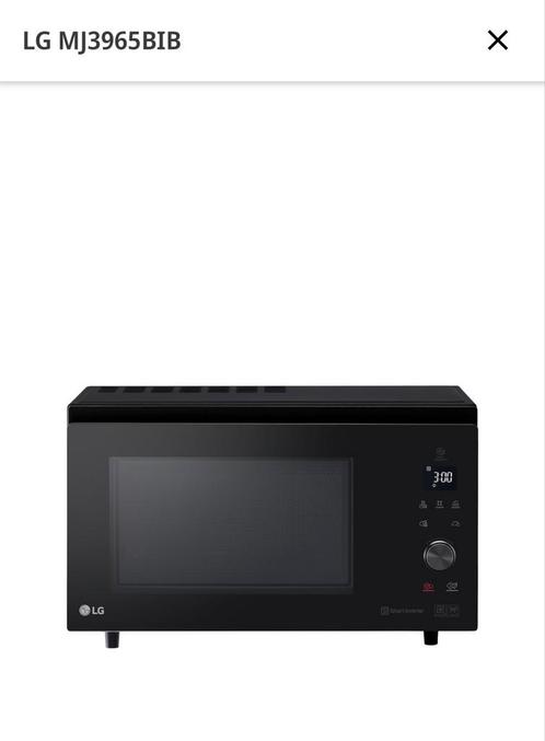 LG MJ3965BIB - NeoChef Combimagnetron, Witgoed en Apparatuur, Magnetrons, Nieuw, Vrijstaand, 45 tot 60 cm, Ophalen