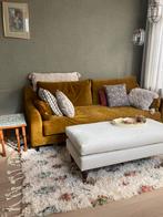 Farlov Ikea bank met oker gele Bemz hoes, Ophalen, Tweepersoons, 75 tot 100 cm, Zo goed als nieuw