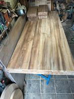 Teak  onbehandeld——-250 x97 x78 cm, Ophalen of Verzenden, Zo goed als nieuw