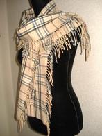 Burberry sjaal met franjes, Verzenden, Zo goed als nieuw, Maat 46/48 (XL) of groter, Sjaal