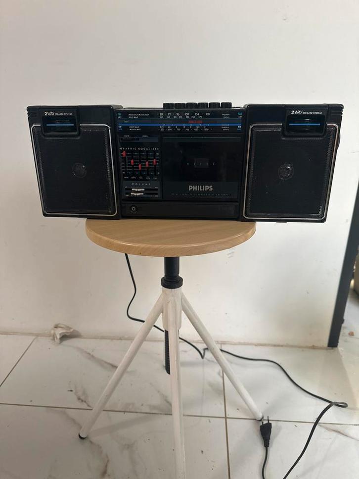 Philips D8164 Radio Cassette Recorder, Audio, Tv en Foto, Radio's, Gebruikt, Radio, Met cd-speler, Ophalen of Verzenden