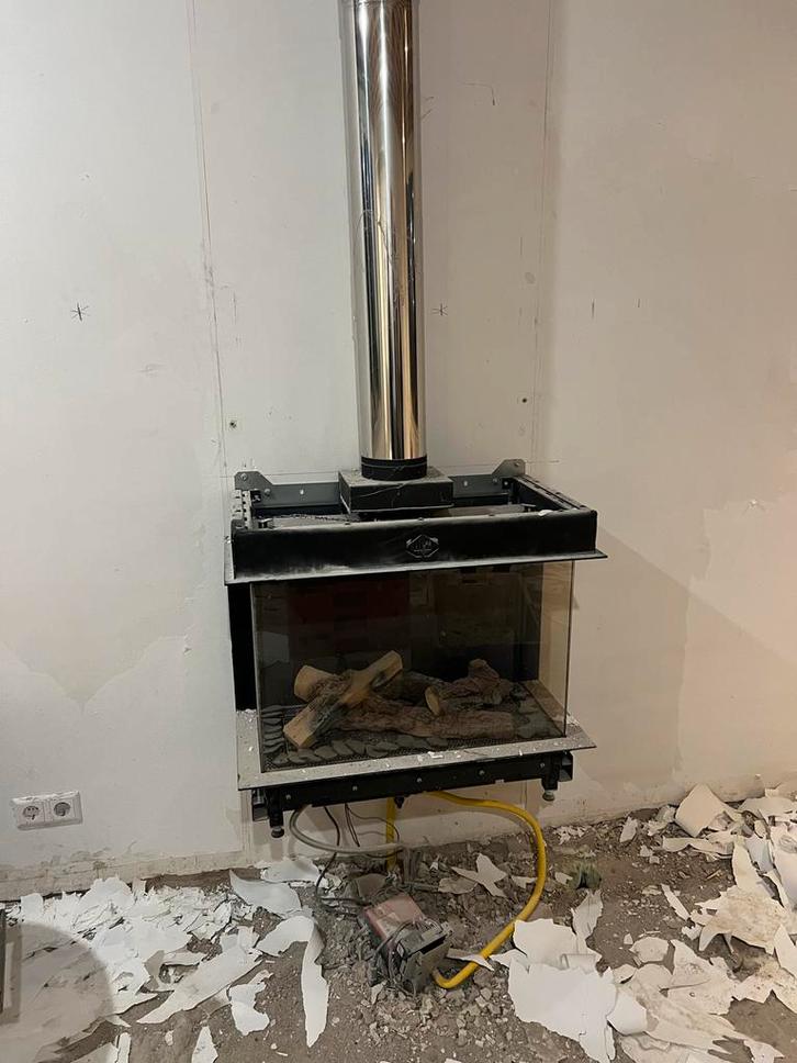 Mooie DRU Inbouw Gaskachel, Huis en Inrichting, Haarden, Gebruikt, Gashaard, Ophalen