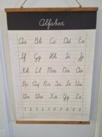 Schoolposter letters, Kinderen en Baby's, Kinderkamer | Inrichting en Decoratie, Ophalen, Gebruikt, Wanddecoratie