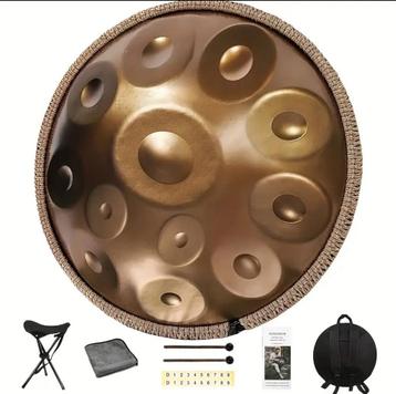 Handpan 12 tonen – D mineur (432–440Hz) + Accessoires beschikbaar voor biedingen