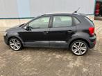 Volkswagen Polo 1.2 TSI 77KW 2011 Zwart, Auto's, Zwart, Leder, Handgeschakeld, Particulier
