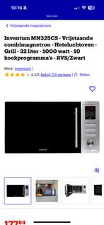 Inventum combimagnetron/oven, Witgoed en Apparatuur, Magnetrons, Ophalen, Zo goed als nieuw, Grill