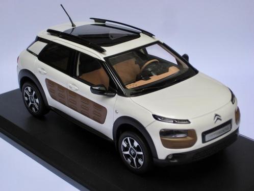 Citroen C4 Cactus 2014 parelwit met bruin of Dune Norev 1:18, Hobby en Vrije tijd, Modelauto's | 1:18, Nieuw, Auto, Norev, Verzenden