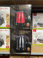 Nieuwe Waterkokers - Zwart & Rood, Witgoed en Apparatuur, Waterkokers, 1 tot 2 liter, Ophalen of Verzenden, Nieuw, Draadloos