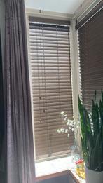 Houten jaloezie 50mm - Donkerbruin Walnoot - Nieuw, Ophalen, Minder dan 50 cm, Bruin, Nieuw