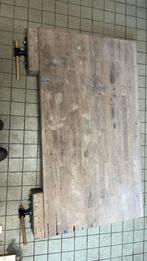 Beuken werkbank blad met 2 bankschroeven, Doe-het-zelf en Verbouw, Werkbanken, Ophalen, Gebruikt, 120 tot 170 cm, Bankschroef