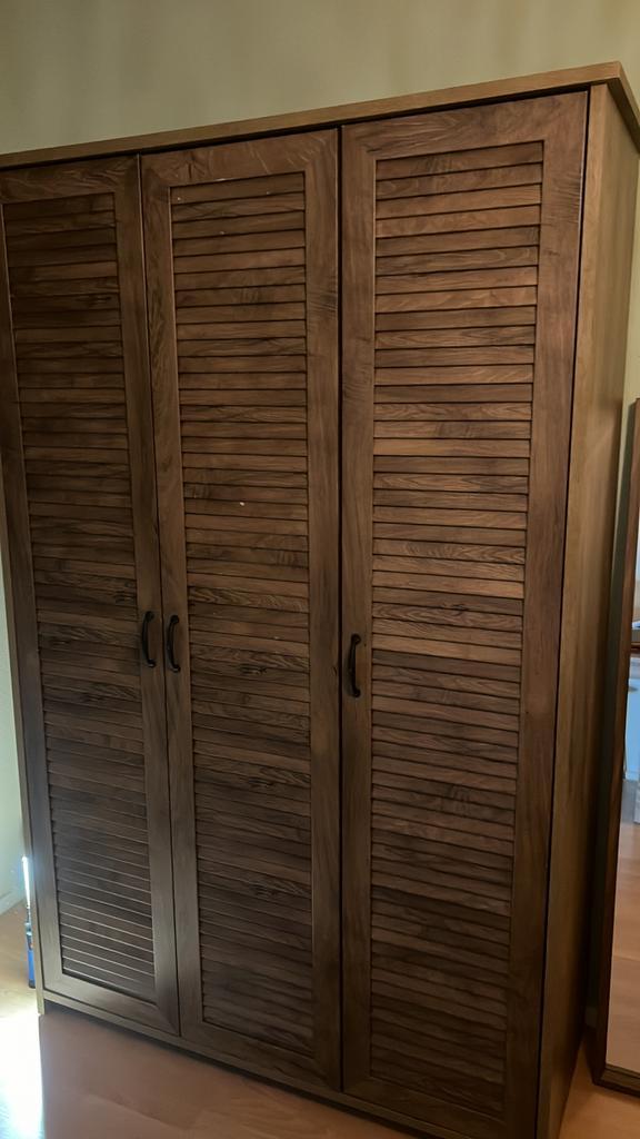 Kledingkast JYSK MANDERUP, Huis en Inrichting, Kasten | Kledingkasten, Gebruikt, 150 tot 200 cm, 100 tot 150 cm, 50 tot 75 cm