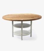 Riviera Maison pearlington-eettafel 140cm, Huis en Inrichting, Tafels | Eettafels, 100 tot 150 cm, Rond, Ophalen of Verzenden