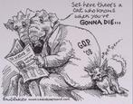 Pentekening Amerika - Kat van de dood, Verzenden