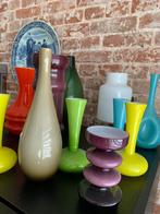 Vintage vaasjes complete serie, Huis en Inrichting, Woonaccessoires | Vazen, Ophalen, Overige kleuren, Minder dan 50 cm, Glas