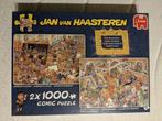 Jan van Haasteren 2 x 1000 stukjes, Hobby en Vrije tijd, Denksport en Puzzels, Ophalen, Zo goed als nieuw, Legpuzzel