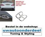Chrome uitlaat trim tip Voor Mercedes CLA W117 C117 AMG Look