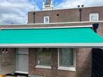 Zonnescherm, kleur groen, 480cm, Ophalen, Gebruikt, 450 cm of meer, Elektrisch