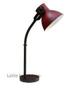 Old look tafellamp metaal Antic Red, Ophalen of Verzenden, Nieuw, Metaal, Minder dan 50 cm