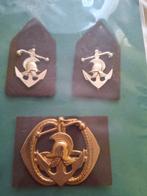 Marine Emblemen en Badges Set, Ophalen of Verzenden, Marine, Nederland, Embleem of Badge