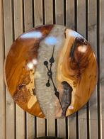 Epoxy wandklok met Quarts uurwerk, Huis en Inrichting, Woonaccessoires | Klokken, Ophalen of Verzenden, Nieuw, Analoog, Wandklok