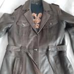 2 XL Transmission grijs taupe bruin leren jas, Ophalen of Verzenden, Nieuw, Maat 46/48 (XL) of groter, Grijs