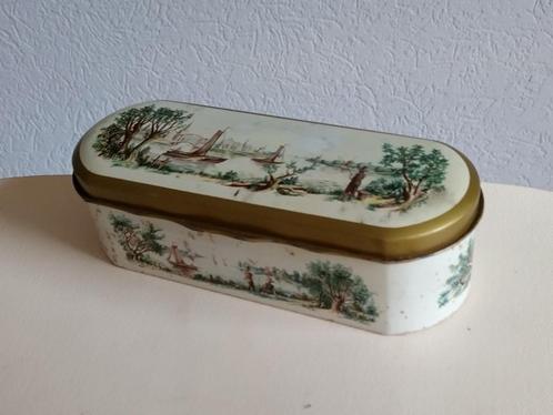 vintage lepelblikje, blikje voor lepeltje (Douwe Egberts), Verzamelen, Blikken, Gebruikt, Overige, Douwe Egberts, Ophalen of Verzenden