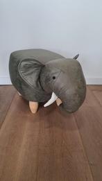 Olifanten kruk/ poef, Minder dan 50 cm, Rond, Minder dan 50 cm, Ophalen of Verzenden