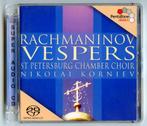 SACD Sergei Rachmaninov - Vespers  Op.37, Cd's en Dvd's, Ophalen, Modernisme tot heden, Zo goed als nieuw, Overige typen