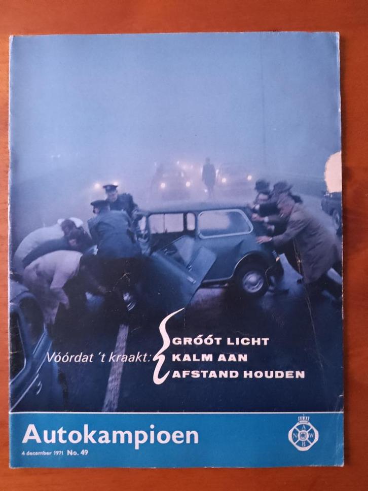 Autokampioen 49 1971 test Peugeot 504 Inj,; BMW 1600-E, 127, Boeken, Auto's | Folders en Tijdschriften, Zo goed als nieuw, BMW