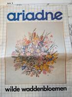 Ariadne Wilde wadden Bloemen Borduurpatroon, Ophalen of Verzenden, Gebruikt, Handborduren, Patroon