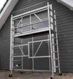 Te huur kamersteiger werkhoogte 3.5 m steiger rolsteiger, Doe-het-zelf en Verbouw, Steigers, Ophalen of Verzenden, Zo goed als nieuw