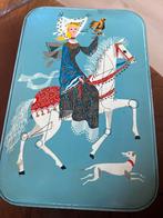 Verkade Blik Valkenjacht Ruiter, Ophalen of Verzenden, Gebruikt, Koek(jes), Verkade