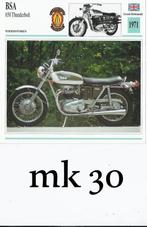 Mk30 motorkaart bsa 650 thunderbolt, Ophalen of Verzenden, Zo goed als nieuw, Motoren