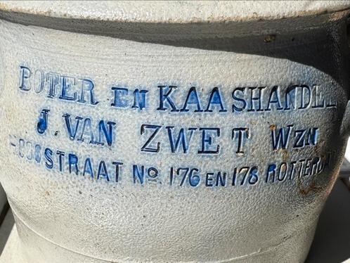 Bodemvondst 1890 BOTER en KAASHANDEL J. VAN ZWET, Antiek en Kunst, Antiek | Keramiek en Aardewerk, Verzenden